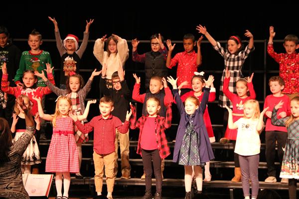 2nd and 3rd Graders Bring the Joy During Holiday Concert