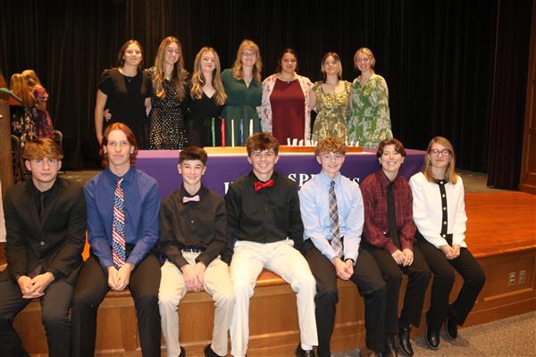 Union Springs High School Welcomes 16 Students to NHS